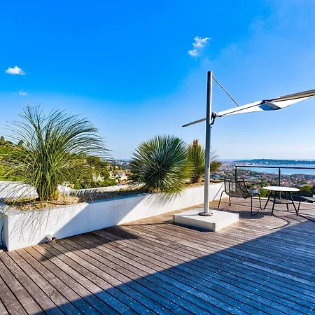 Willa Bambou Bei Cannes Mit Blick Auf Cap Antibes *