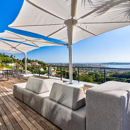 Bambou Bei Cannes Mit Blick Auf Cap Antibes Willa *