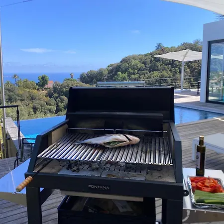 别墅 Bambou Bei Cannes Mit Blick Auf Cap Antibes 瓦洛里
