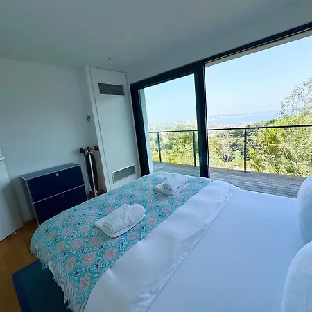 Bambou Bei Cannes Mit Blick Auf Cap Antibes Willa Vallauris